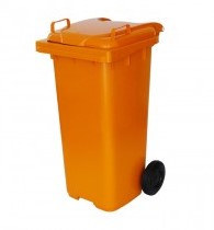 Lixeira Contêiner Contentor 120 Litros com Rodas
